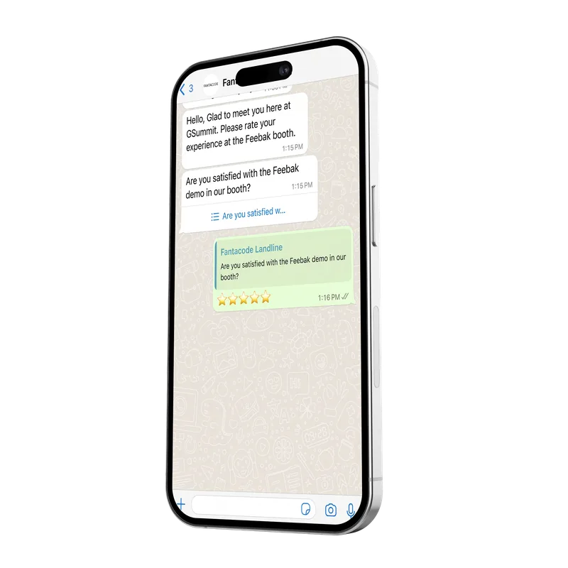 Personalized survey mockup